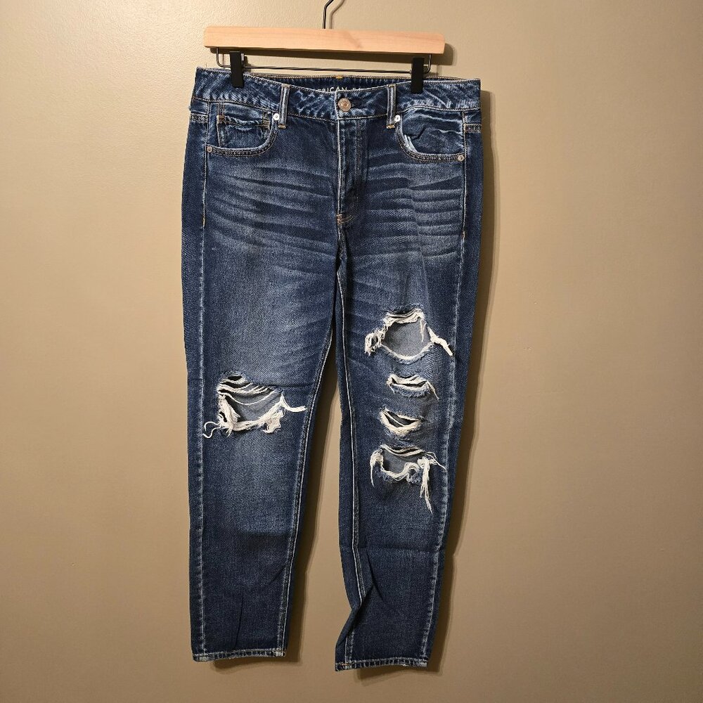 Like New, American Eagle Tomgirl Jeans, Size 10 Long